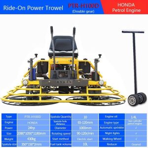 Ride-On Power Trowel PTR-H100D